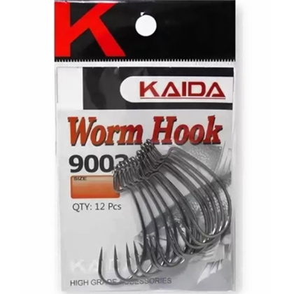Крючок офсетный Kaida Worm Hook BS9003