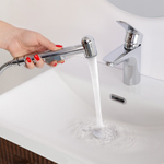 Смеситель для раковины BelBagno DUE-LVM/HGN-CRM-W0 с гигиеническим душем, без донного клапана