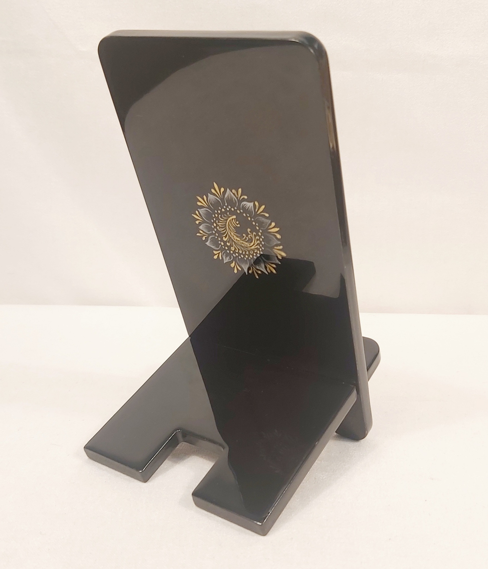 Сувенирная подставка для телефона с росписью Палех "Жар-птица"