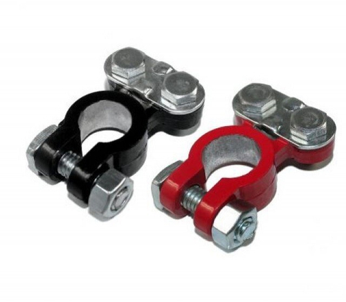 Клемма АКБ Красно-Черная (Авоськавто)