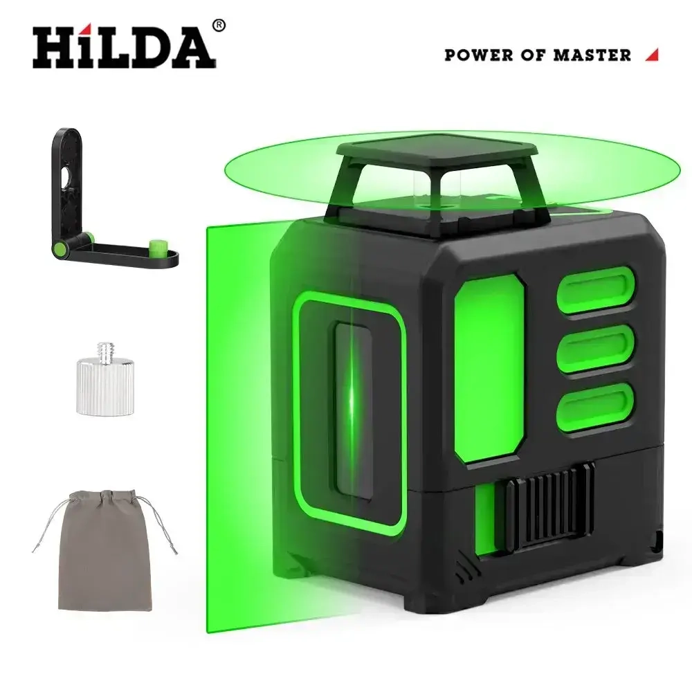 HilDA Лазерный уровень/нивелир Зеленыйлуч/5 линии