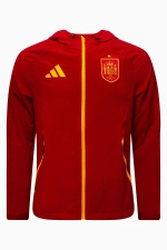 Ветровка adidas Spain 2026 Tiro Travel Full-Zip - красный