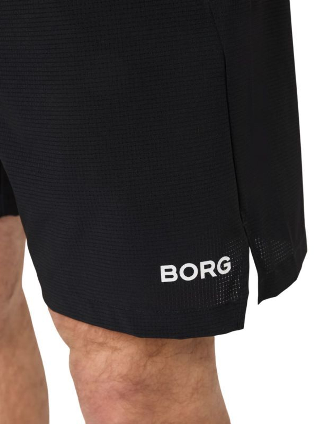 Мужские теннисные шорты Björn Borg Zip - черный