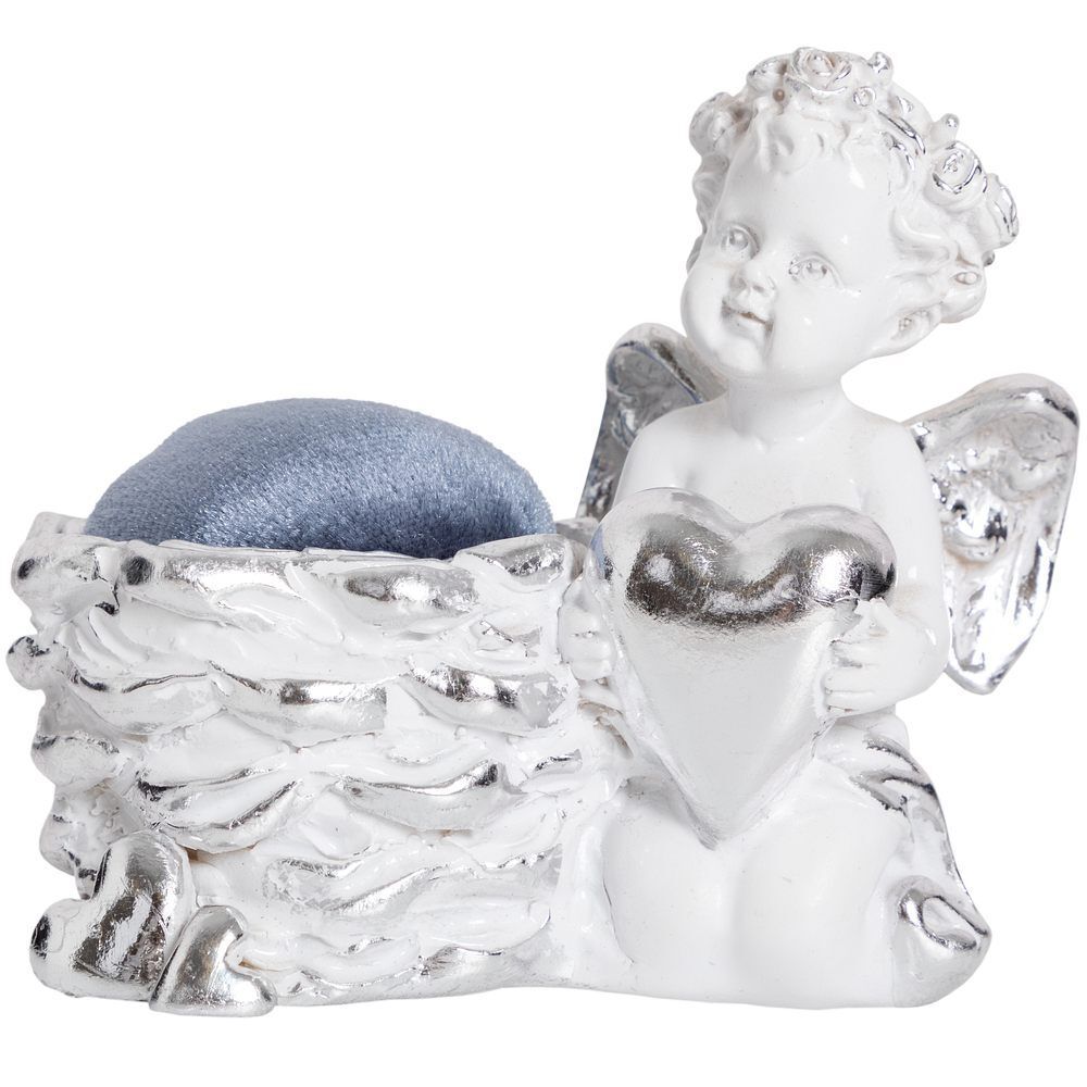 Игольница Ин Лав Белая Сильвер