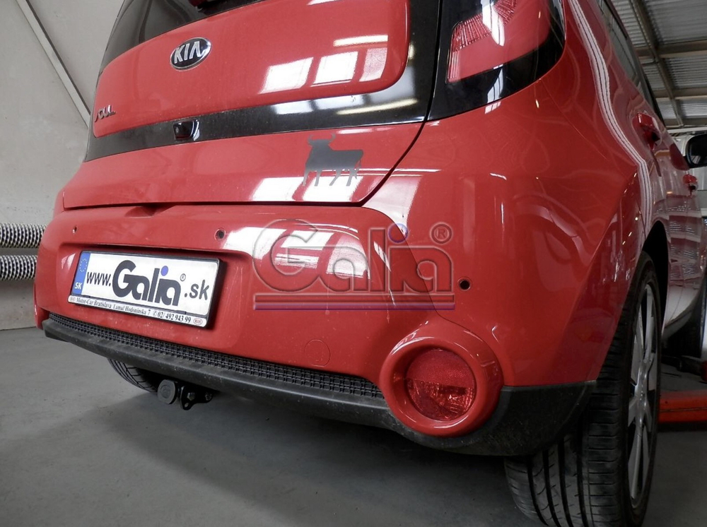 Фаркоп оцинкованный Galia K041C для Kia Soul 2014-(паспорт и сертификат в комплекте)(без электрики)