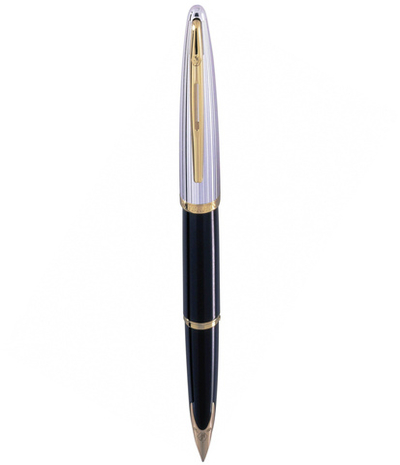 Перьевая ручка Waterman Carene, цвет: Black/Silver, перо: F