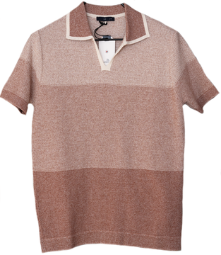 Футболка Поло из хлопка и льна MeleCL (Турция). Р-ры 46-52