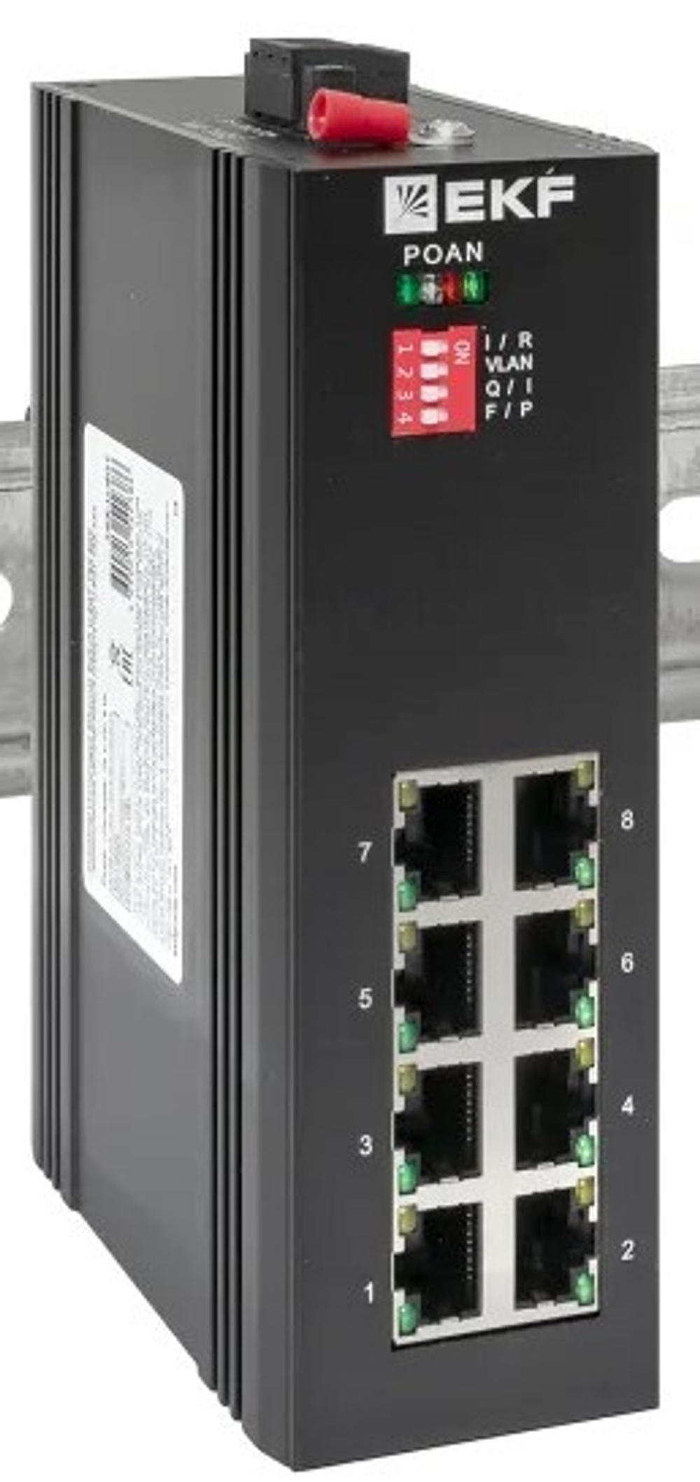 Коммутатор промышленный неуправляемый EKF TSX-U-8GTP