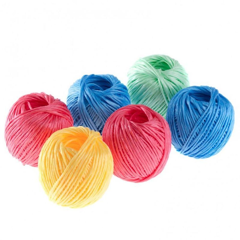 Шпагат п/п цветной 50 м клубок (50шт)