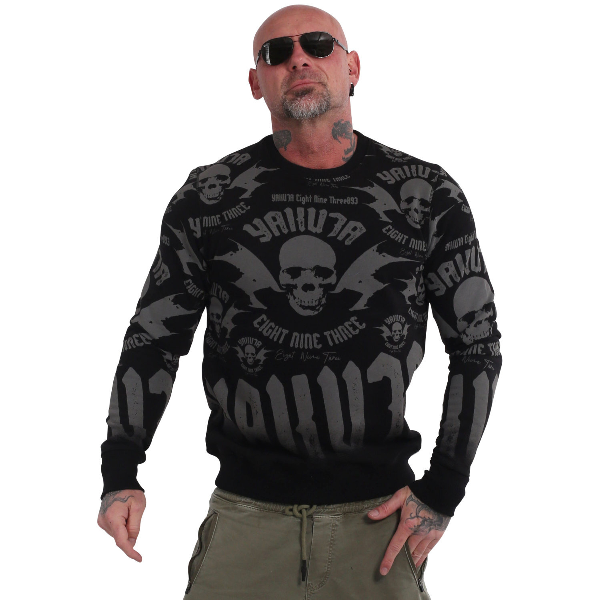 Толстовка YAKUZA Metal System Pullover Black