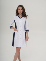 Халат медицинский женский | Х-250/2 ак 3/4 клеон проф