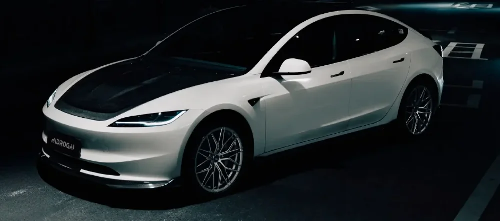 Обвес "Highland Hidrogai" для Tesla Model 3 2017-2023 Тесла карбоновый тюнинг Robot robotbodykits