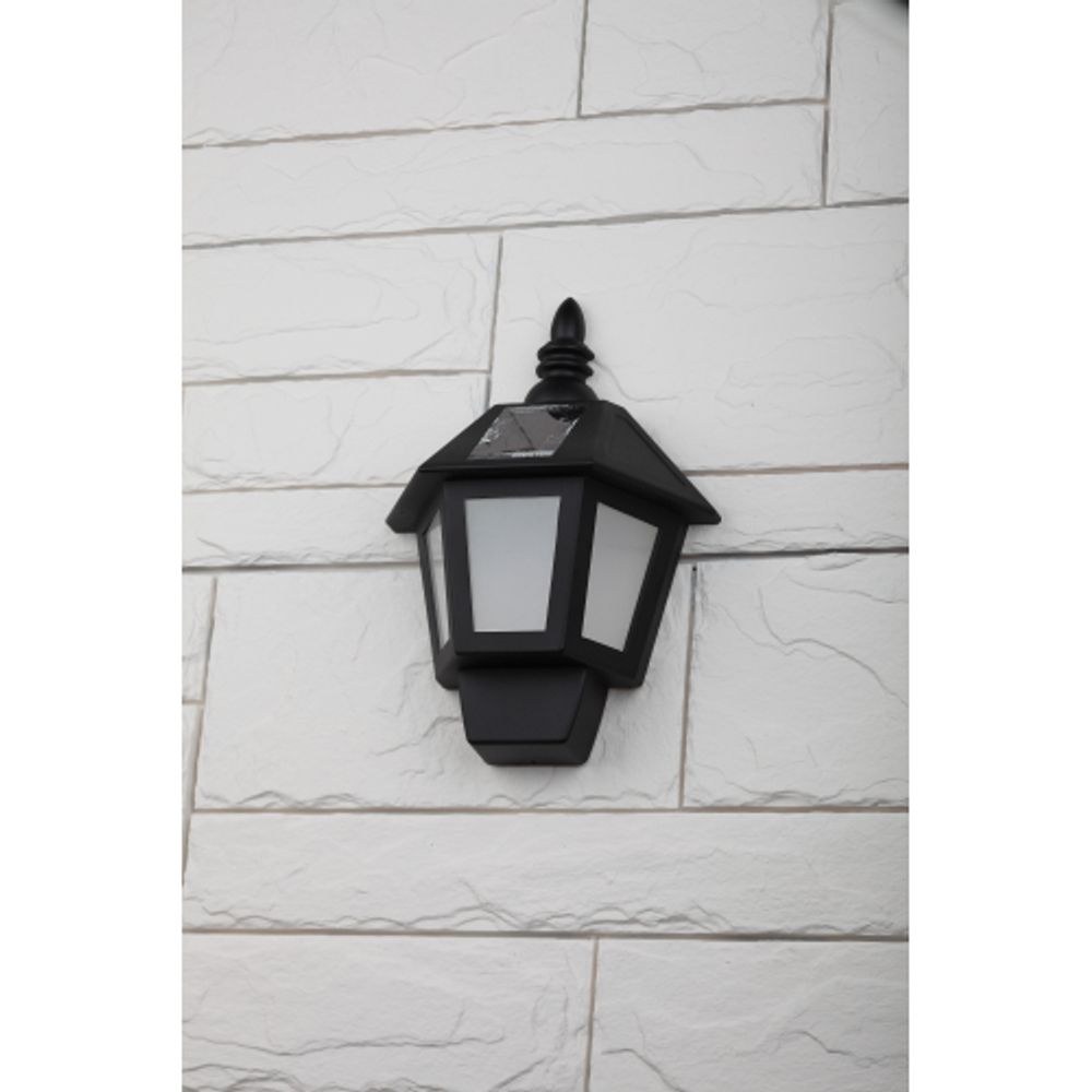 ЭРА Фасадный светильник Хром, на солнечной батарее, 3LED, 50lm