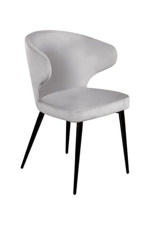 Стул Richard, бархат светло-серый 26