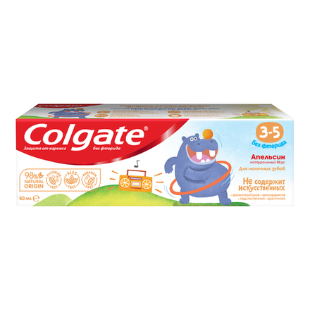 Зубная паста Colgate Детская 3+ со вкусом апельсина 60 мл