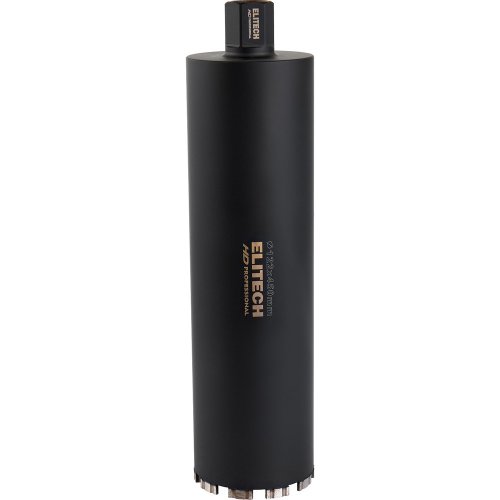 Коронка алмазная ELITECH 122*450 1/4" с охлаждением   1110.012100