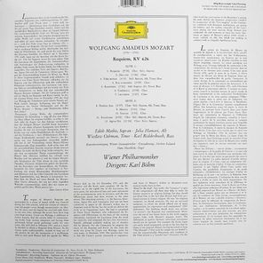 Wiener Philharmoniker, Karl Bohm / Mozart: Requiem (LP)