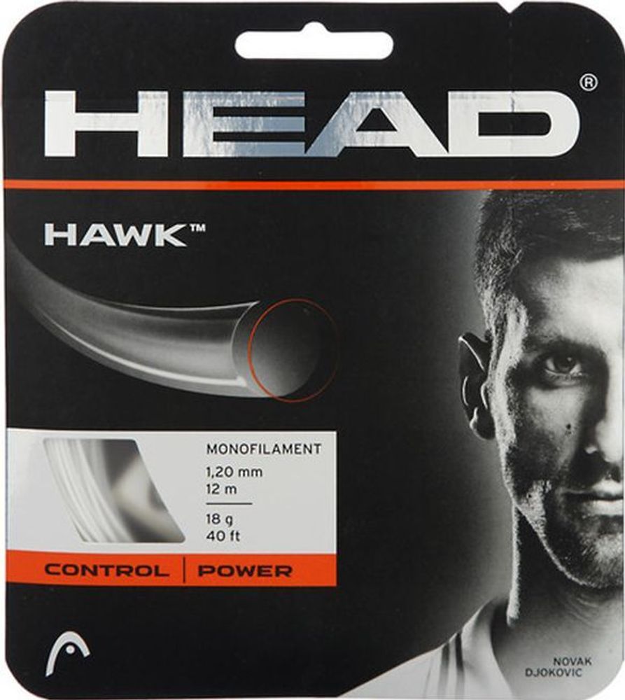 Теннисные струны Head HAWK (12 m) - white