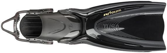 Ласты TUSA HyFlex Switch Pro регулируемые черный/черный