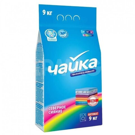 Чайка Стиральный порошок для Цветного Северное сияние 9 кг