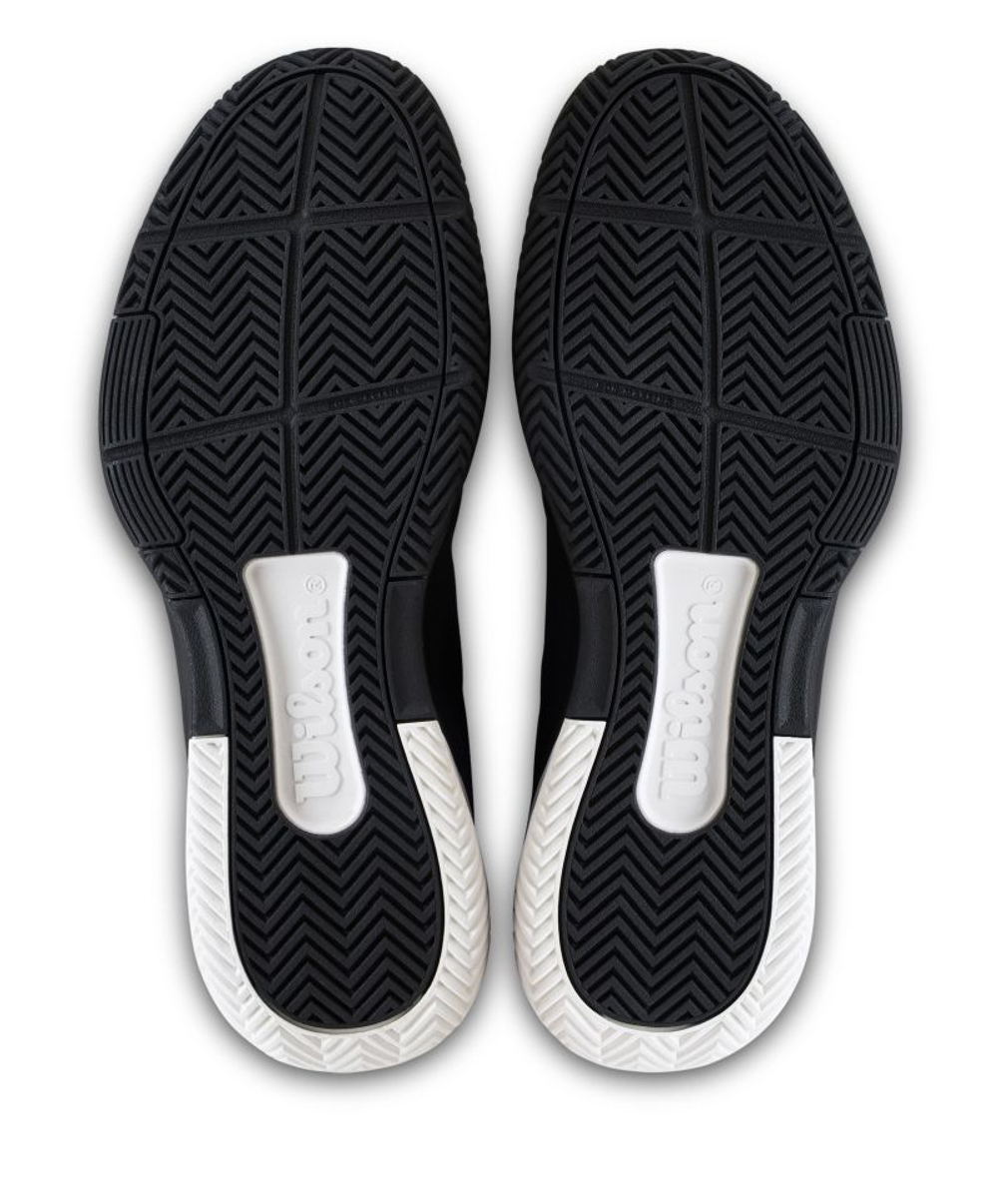 Мужские кроссовки теннисные Wilson Court Glide - black/white/lunar rock