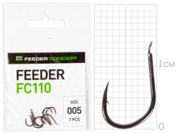 Крючки FC FEEDER сер. FC110 разм.005 7шт.