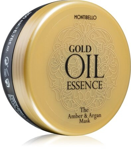 Montibello Gold Oil Amber & Argan Mask - восстанавливающая маска для волос /   200  ml  / GTIN 8429525110667