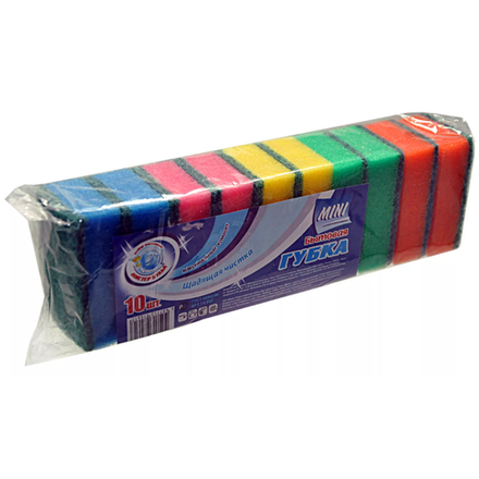 Губки для посуды Мистер Бульк XXL 10 шт