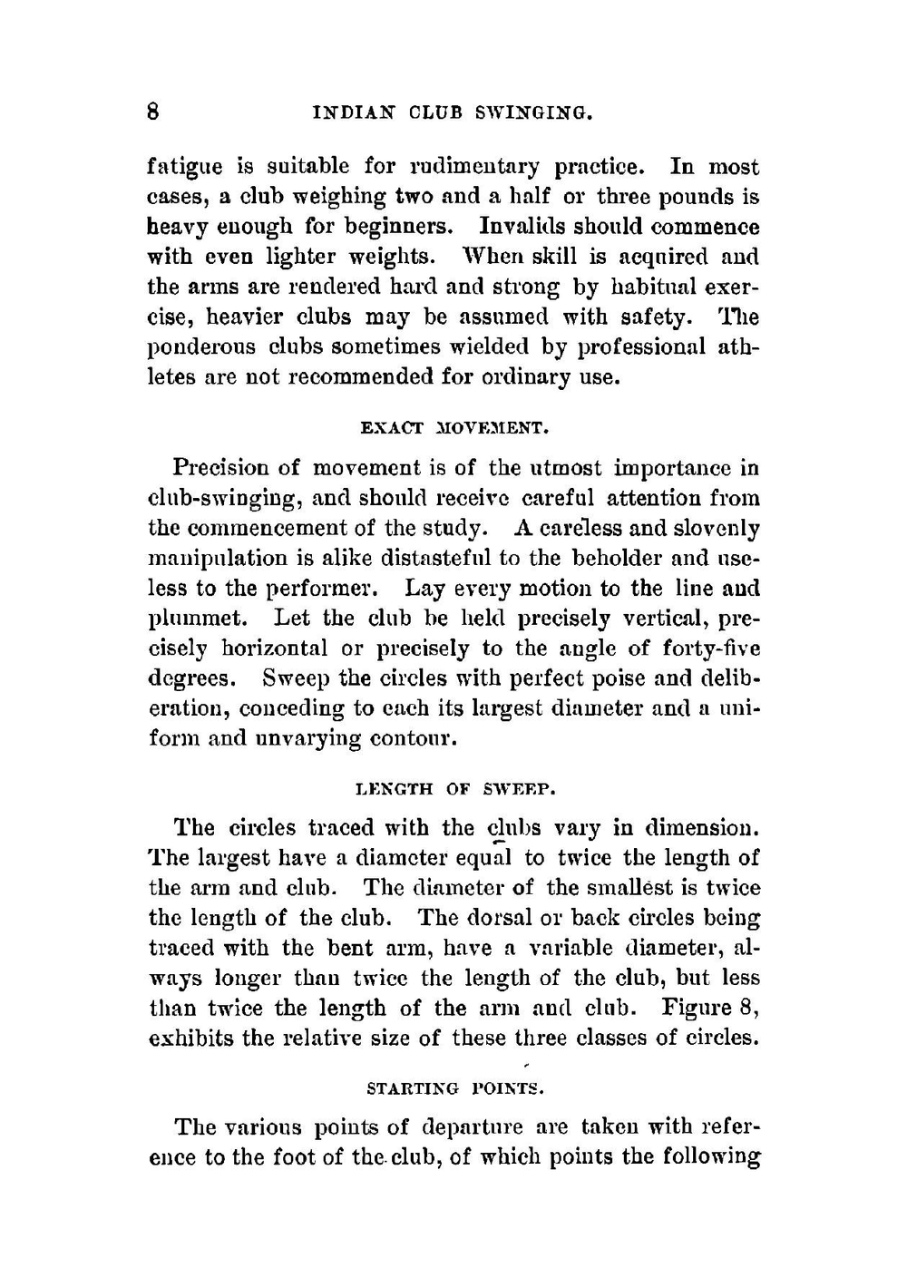 Indian club swinging. By an amateur | Benjamin Gardiner