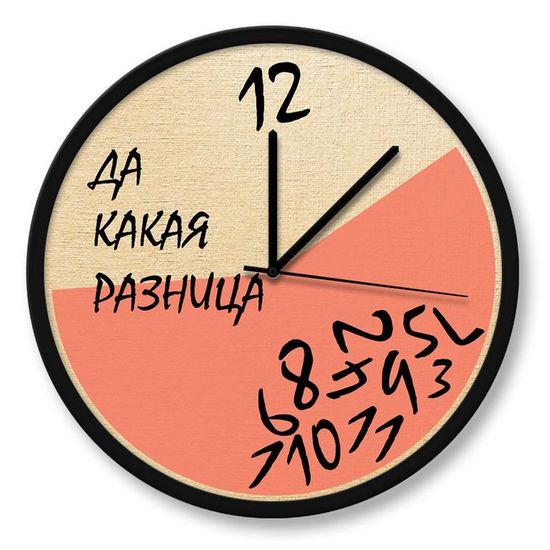Настенные часы "Pattern" 045
