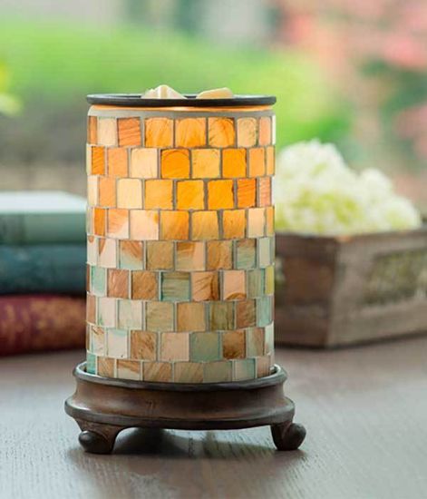 Аромасветильник настольный Морское свечение стекло, Candle Warmers