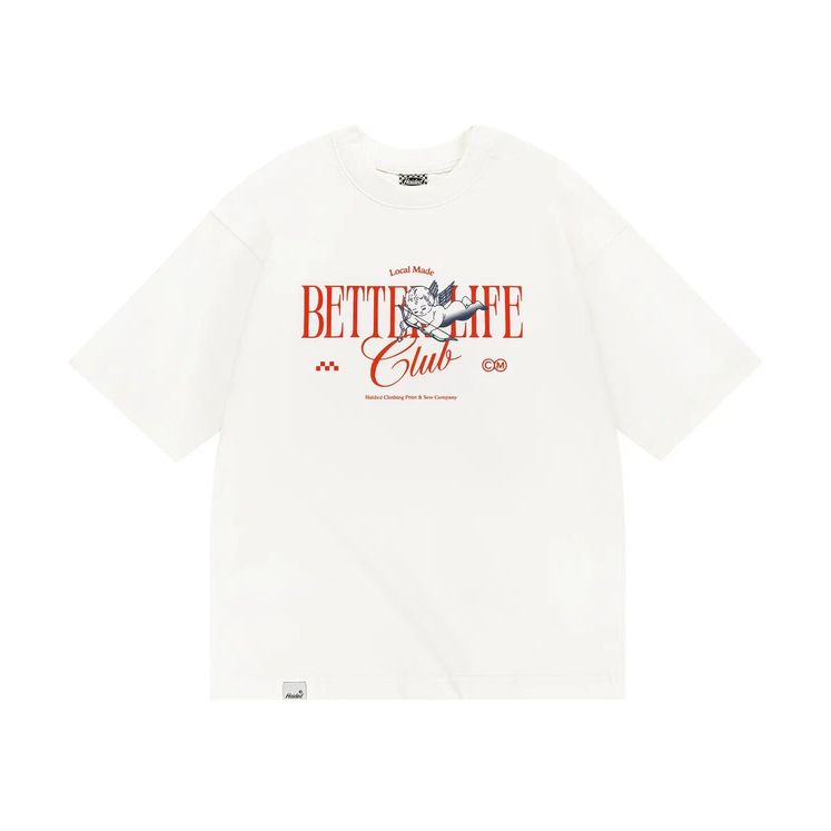 Футболка HAIDED BETTER LIFE HW, экрю