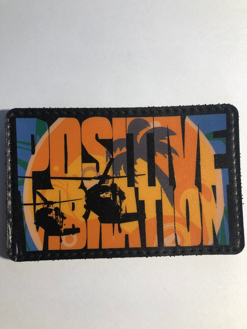 Шеврон Positive vibration печать