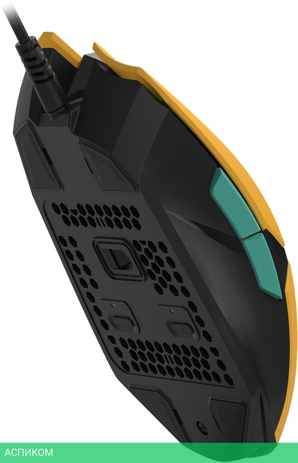 Мышь A4Tech Bloody W63 Max Renegade желтый/рисунок