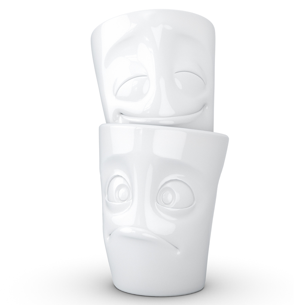 Набор кружек cheery & baffled, 350 мл, белый, 2 шт.