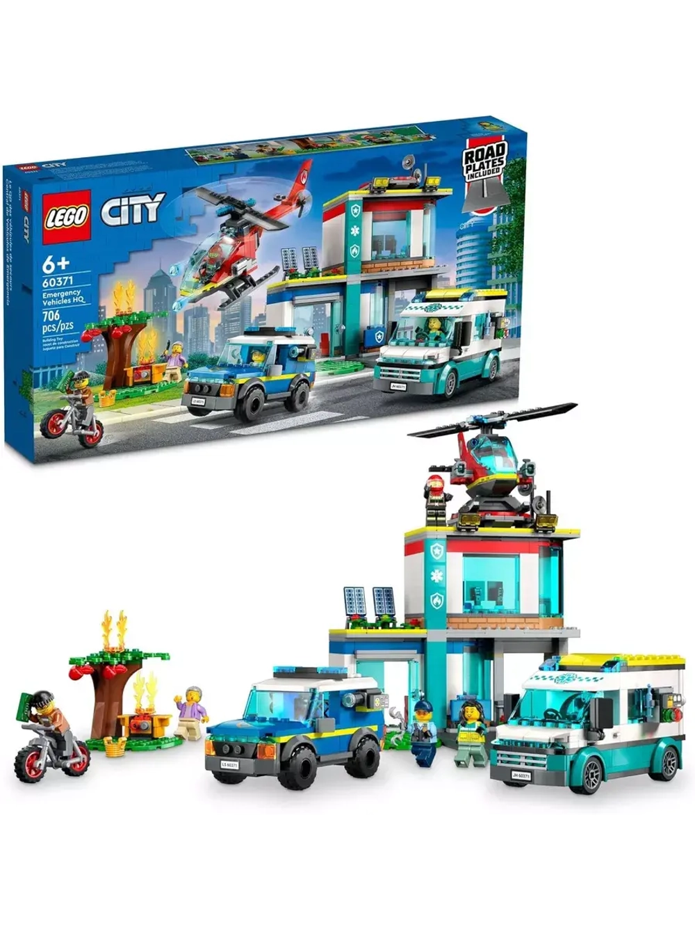 Лего Штаб аварийных транспортных средств 60371 Lego City