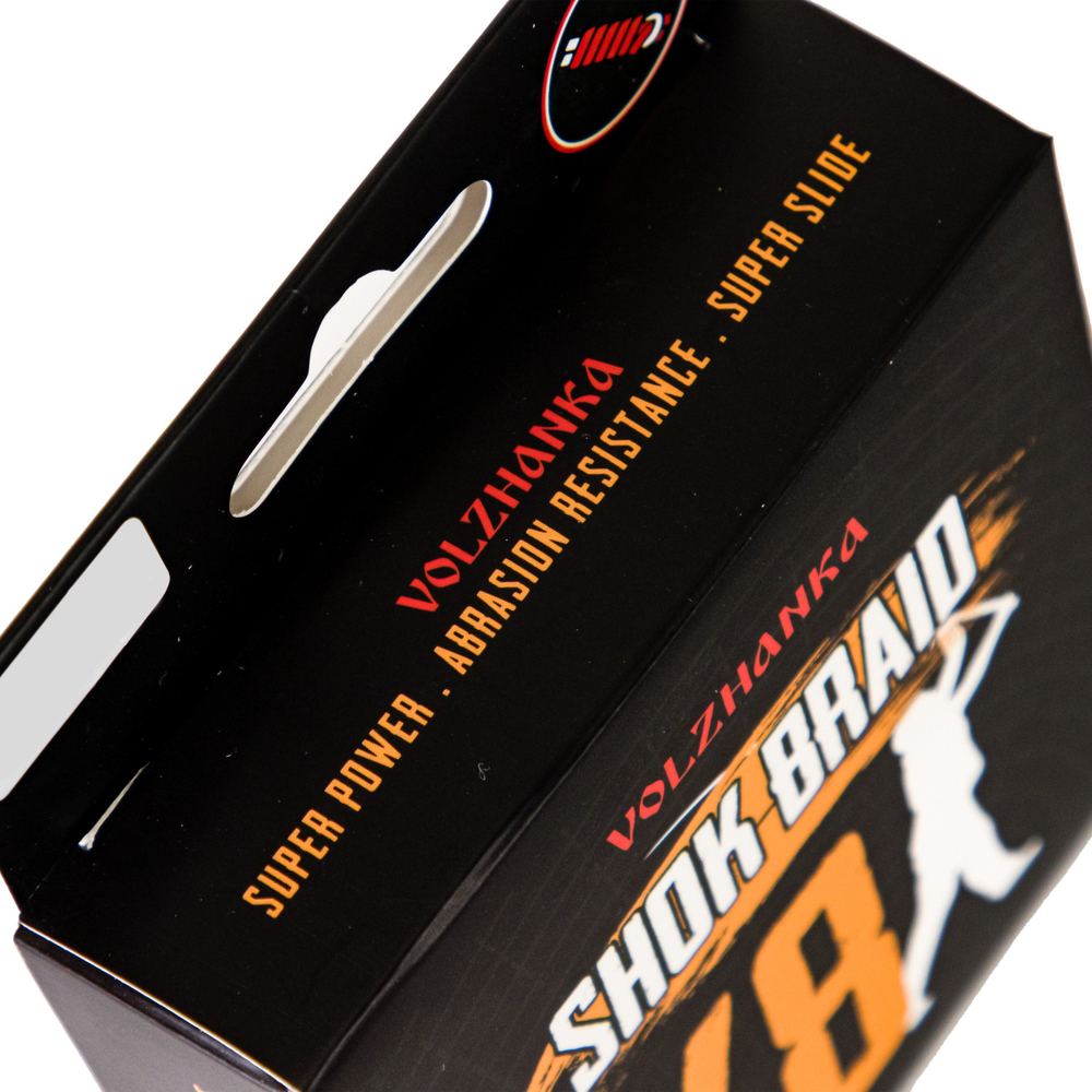 Леска плетеная Carp Hammer "Shock Braid X8" 100м/0.27мм 38LB цв. черный