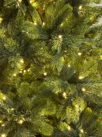 Елка с гирляндой встроенной «La Manche» Ла Манш (Литая хвоя) 270 см / 2,7 м