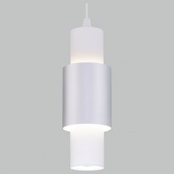Подвесной светильник Eurosvet Bento 50204/1 LED белый/матовое серебро