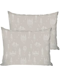 Постельное белье сатин Milky Garden "Foggy Albion" 2-спальное Наволочка 50x70 см 2 шт Простынь 240x215 см Пододеяльник 175x215 см