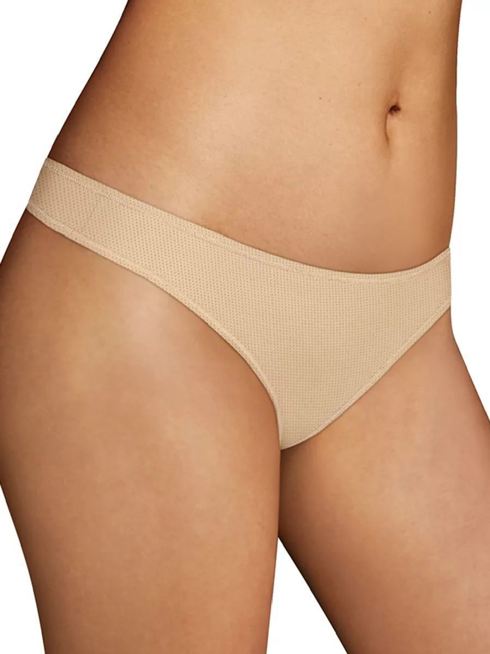 Трусы-стринги с низкой посадкой (Размер: L) (Цвет: телесный)