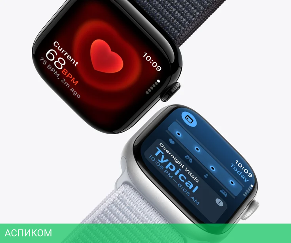Умные часы Apple Watch Series 10 GPS 42mm Jet Black S/M A2997 (MWWE3LW/A)
