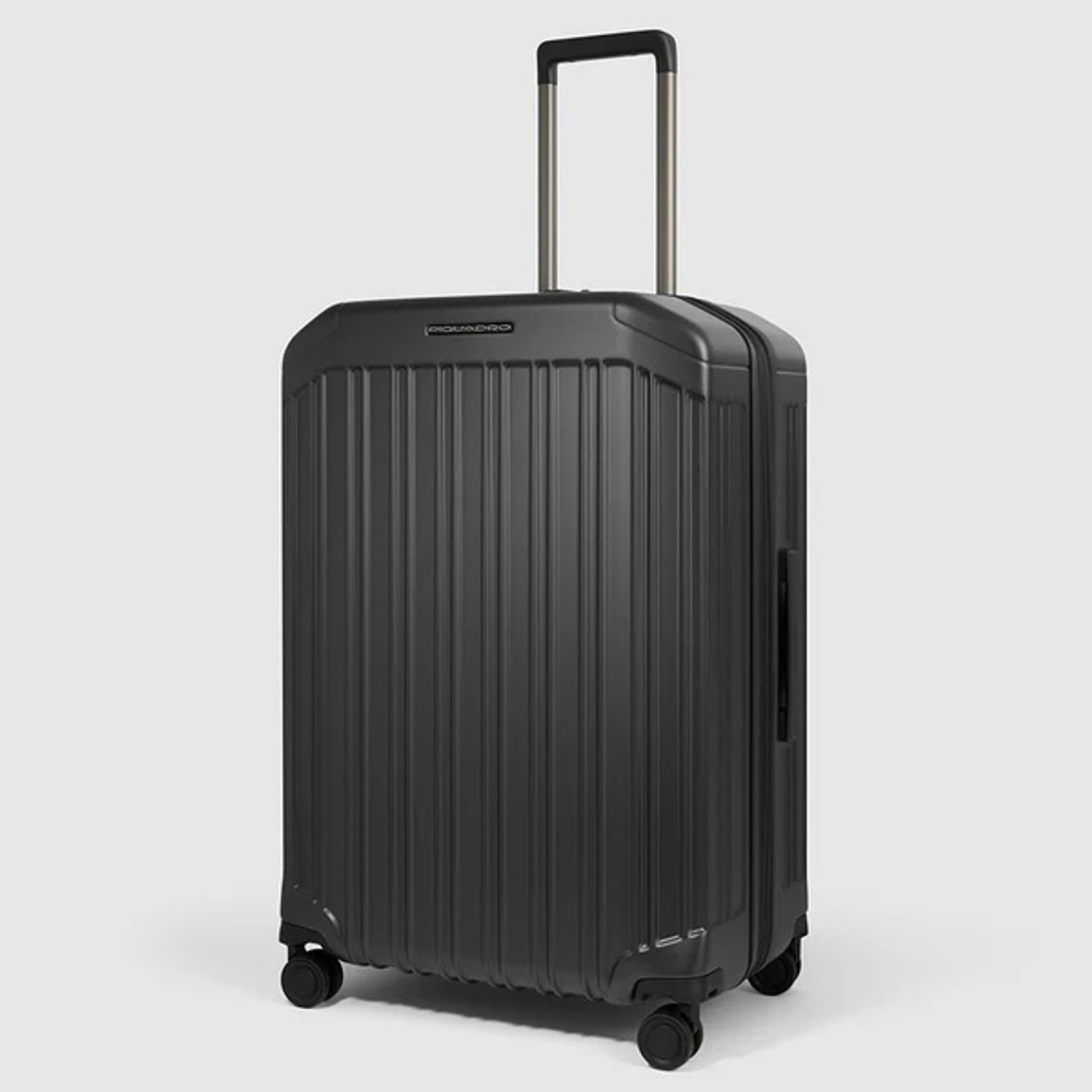 Чемодан средний с расширением Piquadro PQ-Light/Nero opaco