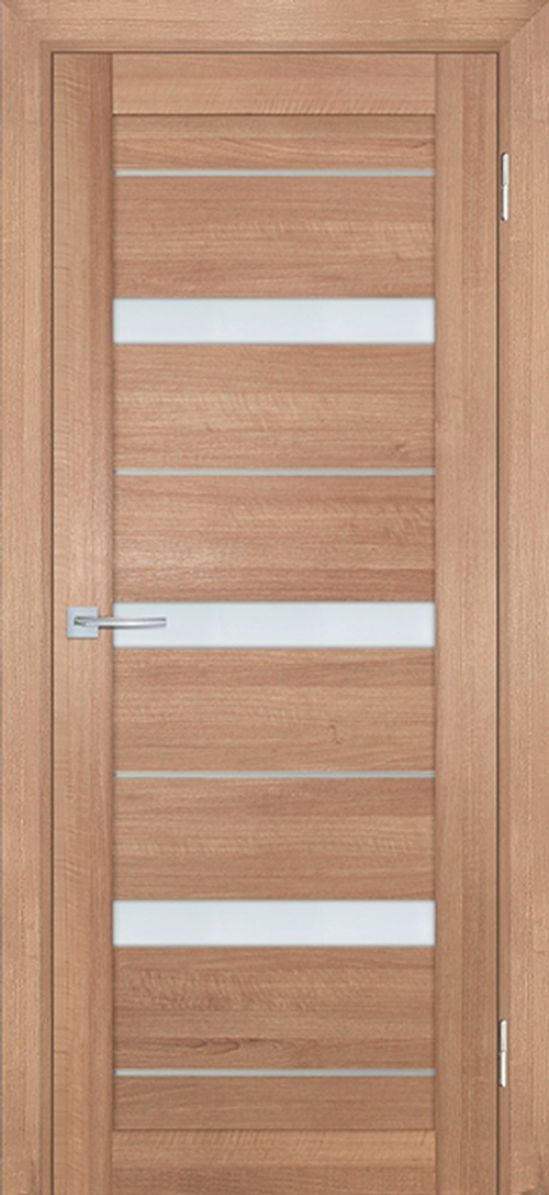 Дверь ТЕХНО-742 / Цвет Миндаль / белый сатинат / Двери МАРИАМ