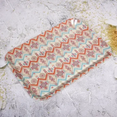 Поднос бамбуковый «Eco Life» 38,5*27см, орнамент