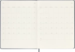 Еженедельник на 2025 год (DHB2012WN4) Moleskine Classic WKNT XL 190х250мм 144стр. синий сапфир