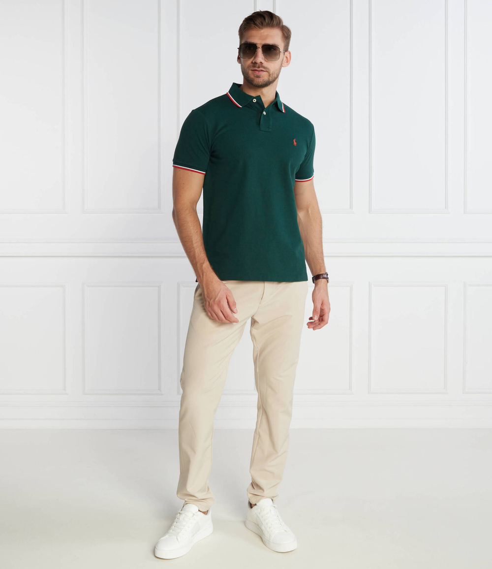 поло POLO RALPH LAUREN - темно-зеленый(710842621)