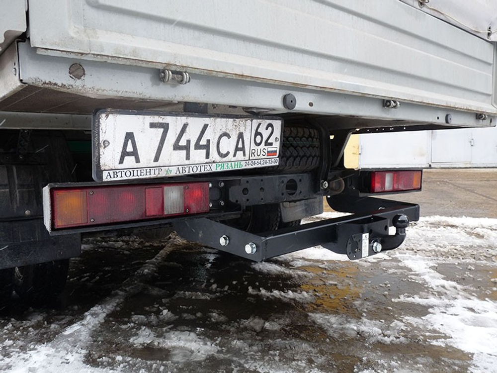 Фаркоп для Газель 330232 (фермер), NEXT (A22R22 бортовая) 2003- Тип шара: F. Нагрузки: 2000/100 кг, GAZ-10