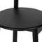 Полубарный стул Circle 65 см, черный