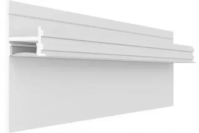 Теневой плинтус скрытого монтажа Pro Design 7209 Белый грунт 2700 мм